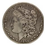 1896-O Morgan Silver Dollar