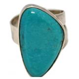 XL Abstract Turquoise Estate Ring