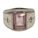 Vintage Genuine Kunzite Estate Ring