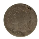 1869 3 Cent Nickel *Better Date