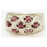 Vintage Purple Tourmaline Dinner Ring