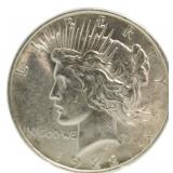 1922 BU Peace Silver Dollar