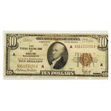 1929 Boston $10 National Currency Bank Note