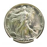 1942 AU Walking Liberty Silver Half Dollar