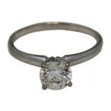 14kt Gold Brilliant 3/4 ct Diamond Solitaire Ring