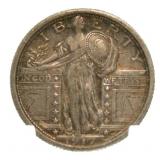 1917 Type 1 Standing Liberty Silver Quarter