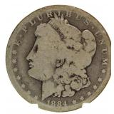 1884-S Morgan Silver Dollar *Key Date