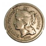 1868 3 Cent Nickel *Very Nice