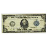 Series 1914 $10 Large Federal Reserve Bank Note