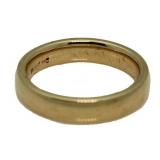 14kt Gold Large 4 mm Thick Wedding Band