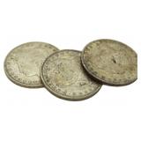 (3) 1921 Morgan Silver Dollars