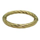 14kt Gold Quality XL Diamond Bangle Bracelet