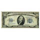 1934 Blue Seal $10 Silver Certificate