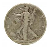 1933-S Walking Liberty Silver Half Dollar