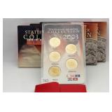 (4) Denver Mint 99, 01, 02, 03 Statehood Quarters