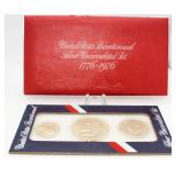1976 US Bicentennial Silver Uncirculated 3 pc Set