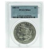1883-O MS64 Morgan Silver Dollar