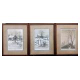 Winter Scenes by Michael Slone - Artist Signed