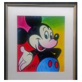 Mickey Mouse Giclee by Peter Max