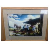 First Tobacco Crop by Thomas Hart Benton