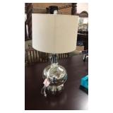 Large Silver Designer Lamp