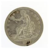 1877 Seated Liberty Silver Trade Dollar *Better