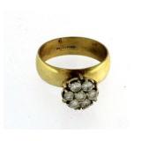14kt Gold Super Thick 1/2 ct Diamond Ring