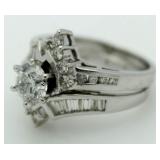 14kt Gold 2.02 ct Brilliant Diamond Bridal Set