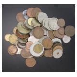 (100) Bag Foreign Estate Coins