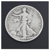 1933-S Walking Liberty Silver Half Dollar