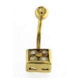 10kt Gold White Topaz Jewelry