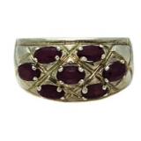 Genuine Ruby Dinner Ring