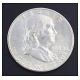 1960-D BU Franklin Silver Half Dollar
