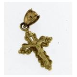 14kt Gold Cross Pendant