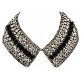 (2) Gold & Black Tone Fashion Necklace