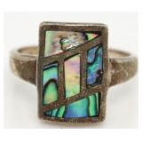 Stunning Abalone Estate Ring