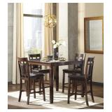 Ashley D384 Bennox 5 pc Counter Height Dining Set