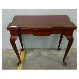 Solid Cherry Queen Anne Game Table