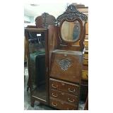 Oak Side By Side Secretary