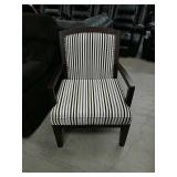 Ashley Striped Accent Chair