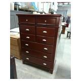 9-Drawer Cherry High Chest
