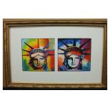 Liberty Giclee by Peter Max - 15.5 x 24"