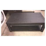 Black Rub Solid Wood Coffee Table