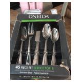 Oneida 45 pic Silverware Set