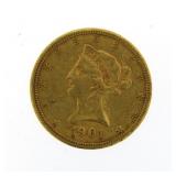 1901-S Liberty Head $10 Gold Piece