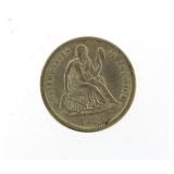 1854 Seated Liberty Silver Dime - SUPER NICE