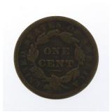 1838 Coronet Head Copper Large Cent