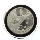 Boston Tea Party .999 Pure Silver One Ounce Coin