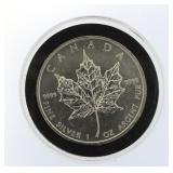 2011 Canadian Pure Silver Maple Leaf