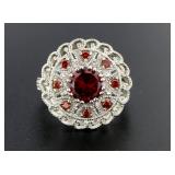 Elegant 2.50 ct Large Ruby Cocktail Ring